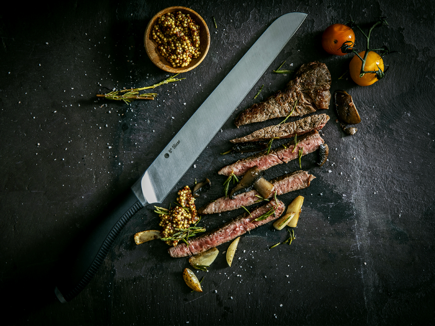 Product photography of knifes